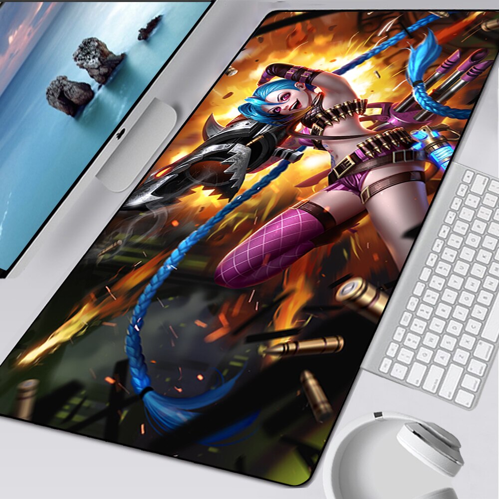 Jinx Mouse Pad Collection  - All Skins - - League of Legends Fan Store