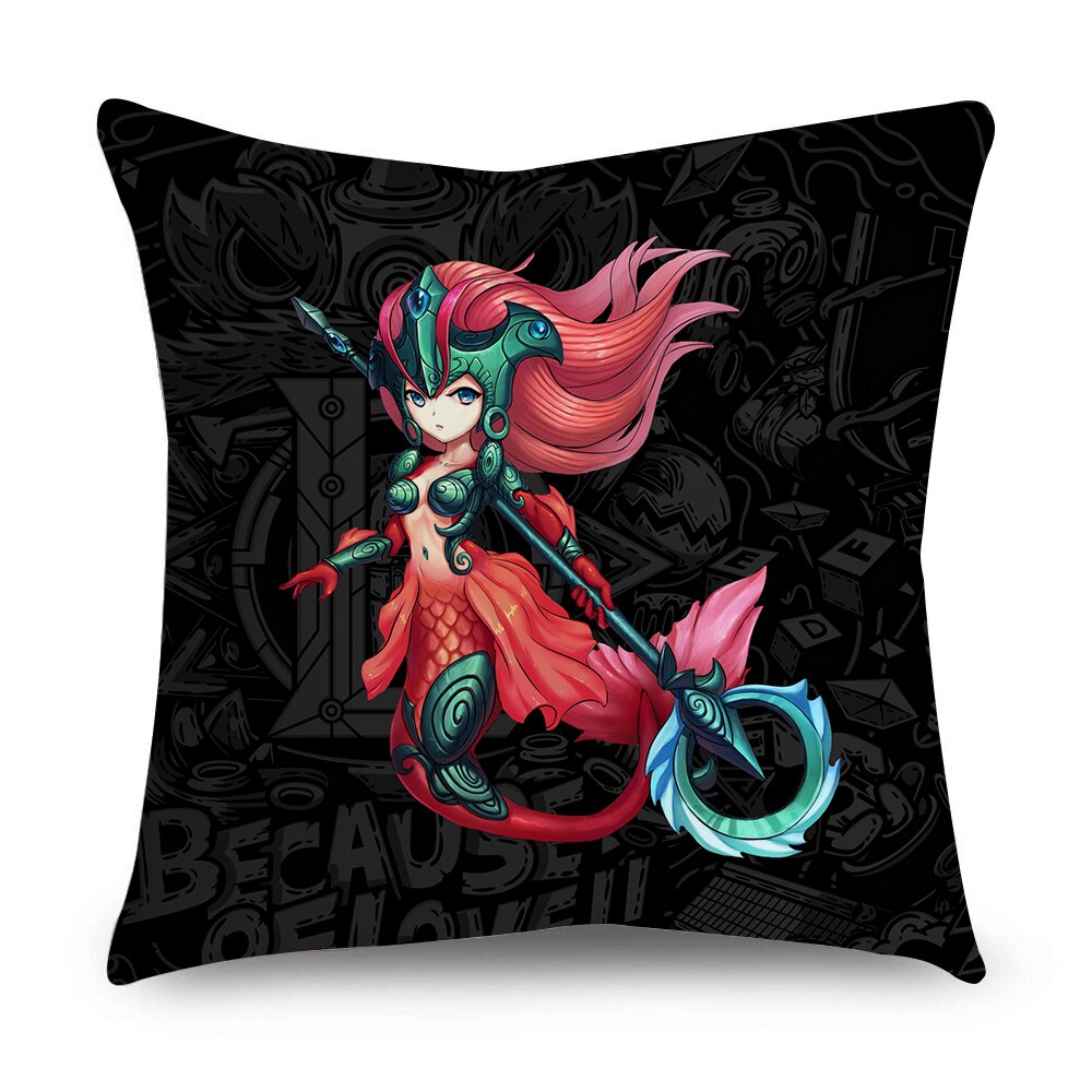 League of Legends Characters Pillowcases-- Nidale Ezreal Ziggs Janna Sejuani Zyra Varus Fizz Talon Graves Vladimir Riven Nami Vayne Zed Viktor Lee Sin Diana Nocturne - League of Legends Fan Store