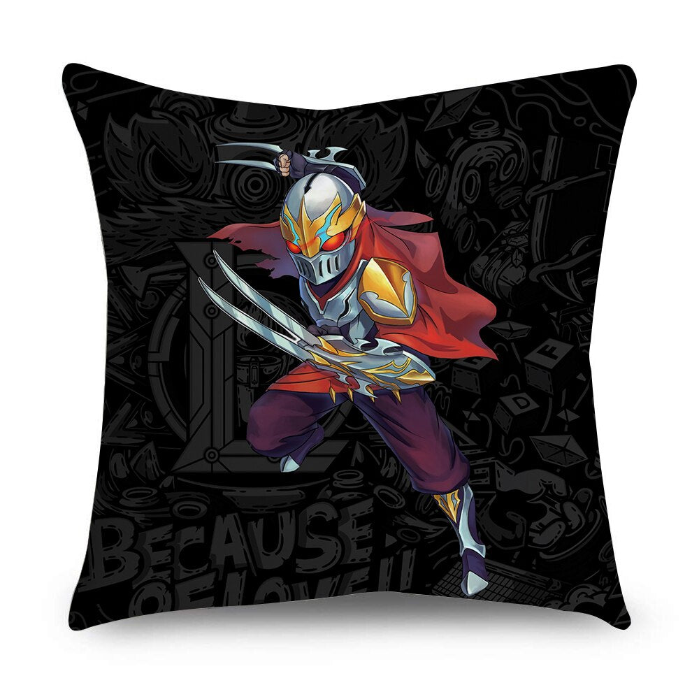 League of Legends Characters Pillowcases-- Nidale Ezreal Ziggs Janna Sejuani Zyra Varus Fizz Talon Graves Vladimir Riven Nami Vayne Zed Viktor Lee Sin Diana Nocturne - League of Legends Fan Store