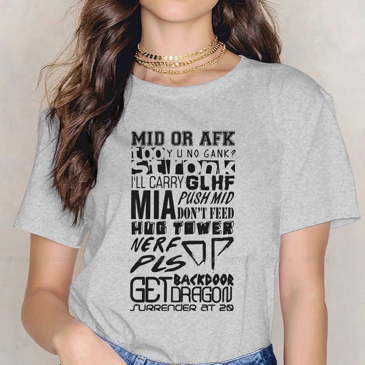 LOL Text T-Shirts - League of Legends Fan Store