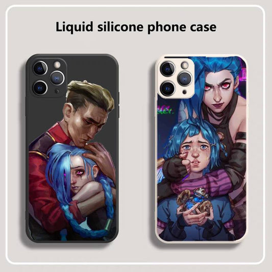 Collection 2 Arcane jinx Phone Case for iPhone 13 12 11 mini pro XS MAX XR 8 7 6 6S Plus X 5S SE 2020 - League of Legends Fan Store