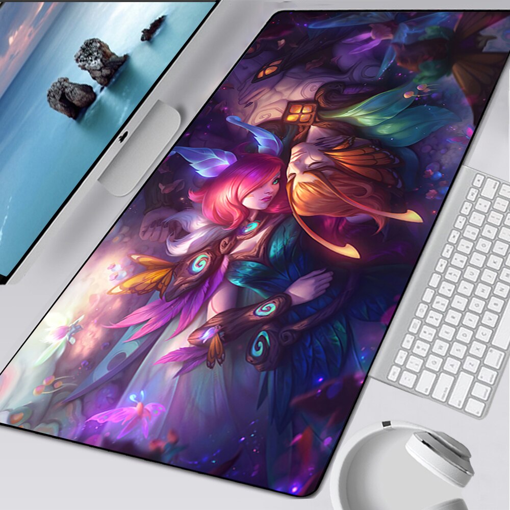 Xayah Rakan Mouse Pad Collection  - All Skins - - League of Legends Fan Store