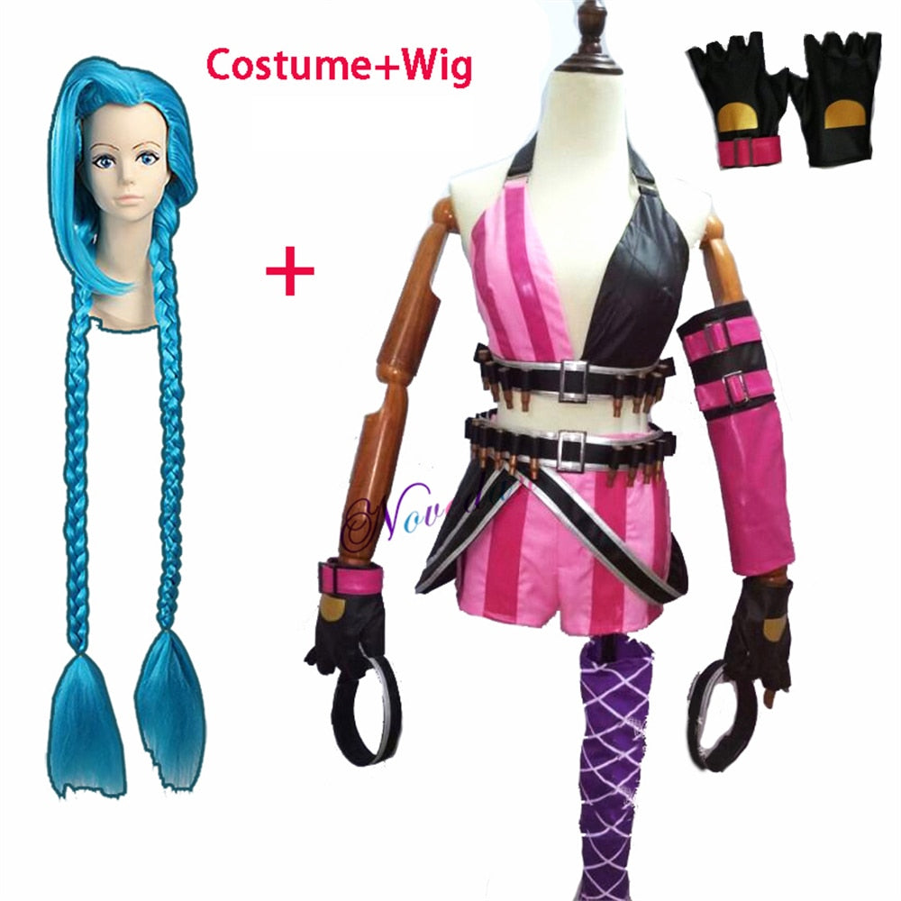 Jinx Arcane Crit Cosplay Costume - League of Legends Fan Store