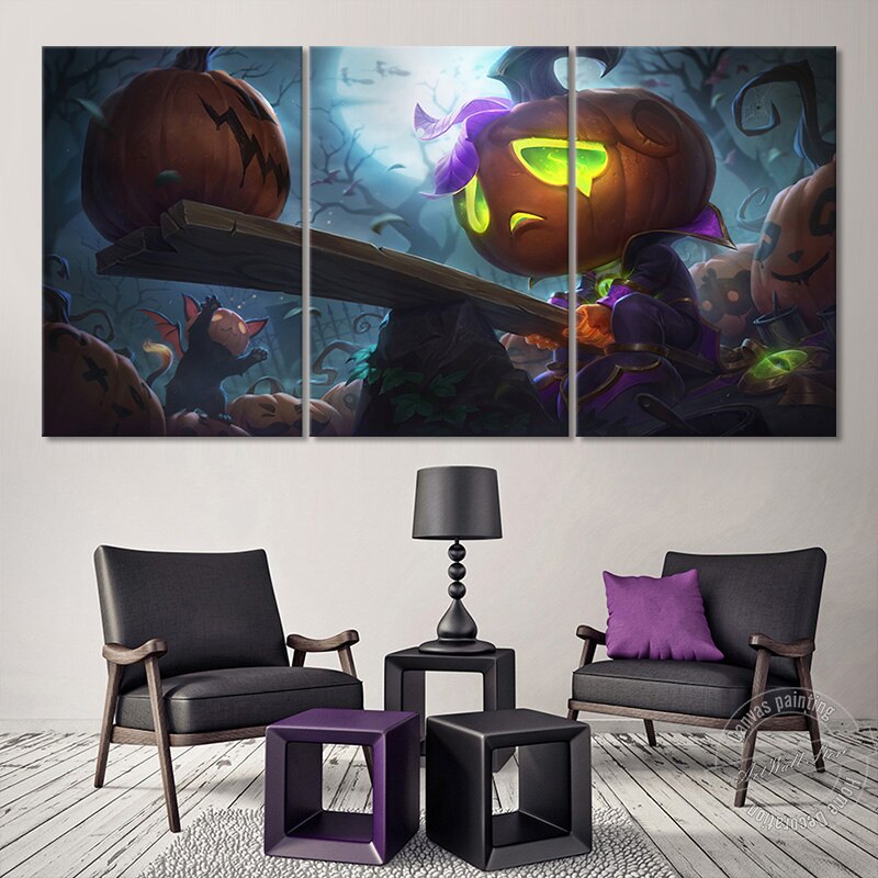 Amumu Halloween - The Sad Mummy Poster - Canvas Painting - League of Legends Fan Store