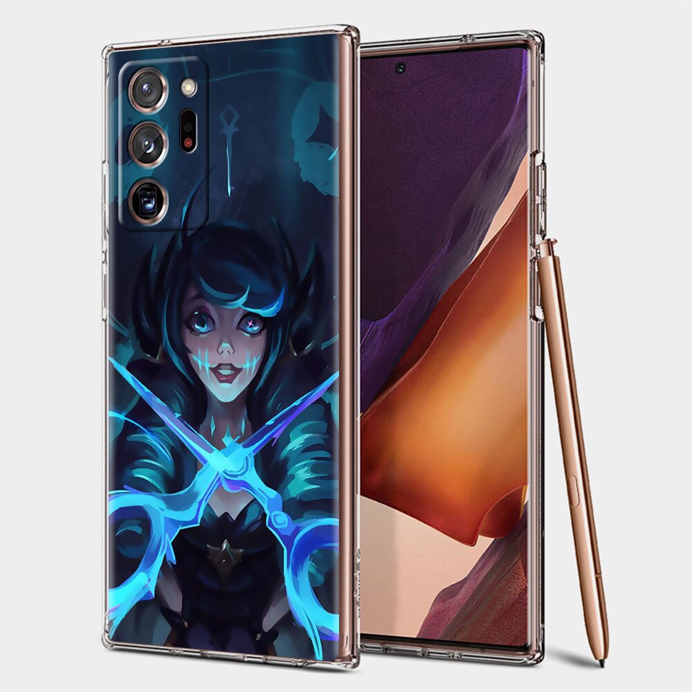 Collection 2 League Of Legends Lol Cool Transparent Phone Case for Samsung Galaxy Note 20 UItra 10 Plus 5G 10Lite 20 5G 9 Protect Cover - League of Legends Fan Store