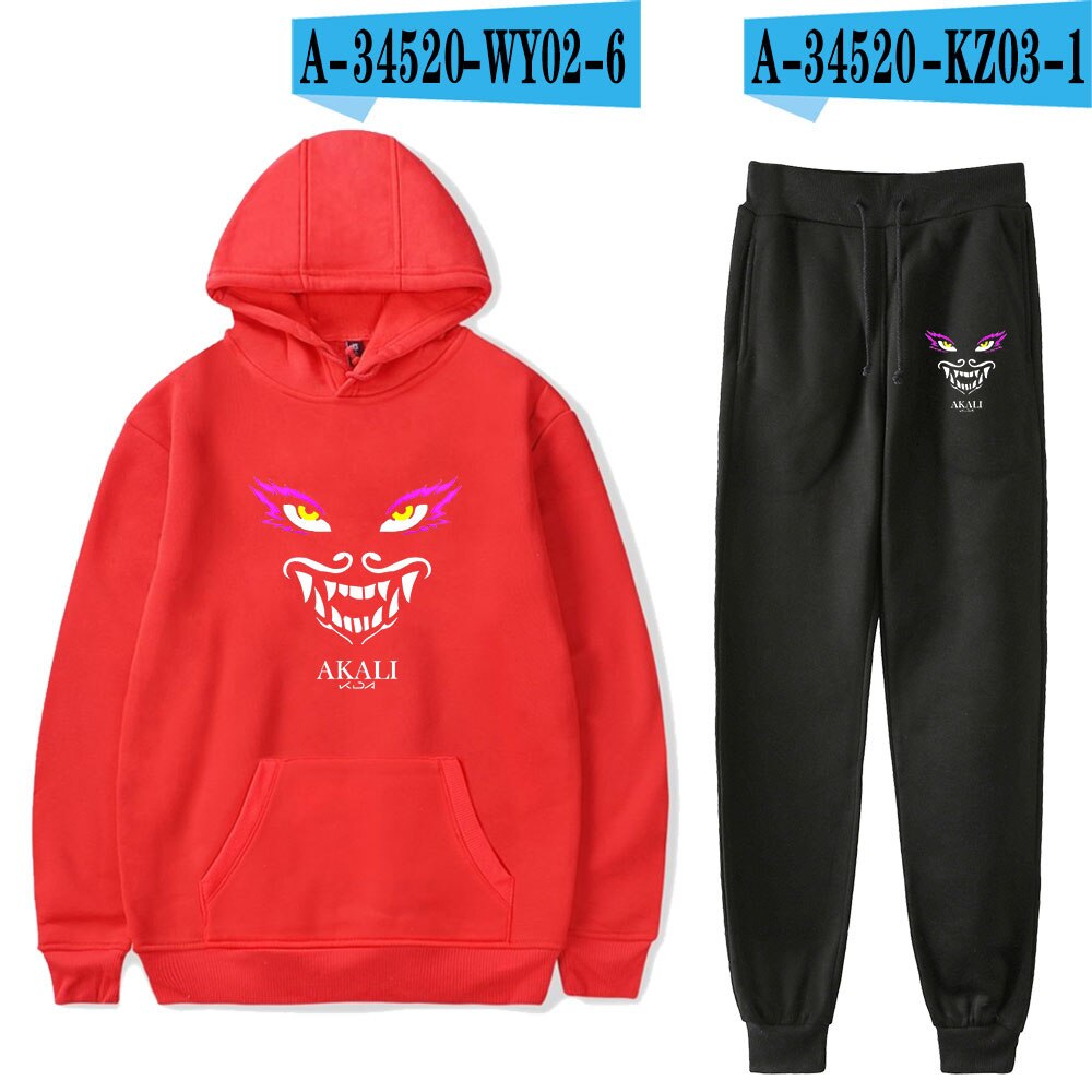 K/DA The Baddest  Jogger - Sweatshirt Sets Collection - League of Legends Fan Store