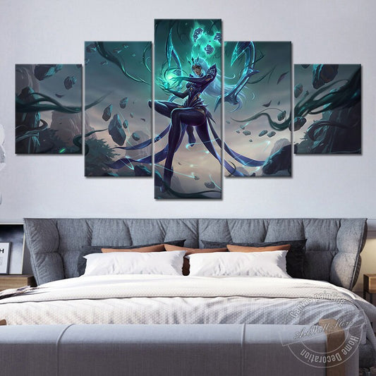 "Ruined" Karma "The Enlightened One" Poster - Canvas Painting - League of Legends Fan Store