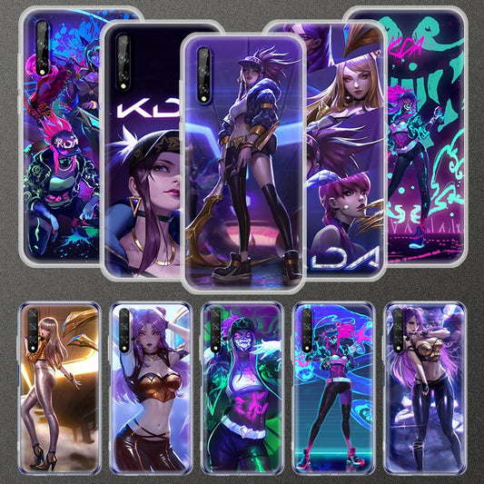 Collection 1 League Legends LOL Kda Case for Huawei Honor 9C 9S 9A 8A 8S 2020 20 20e 20i Y9 Y9s Y8p Y7 Y6 2019 Clear Soft Phone Cover - League of Legends Fan Store