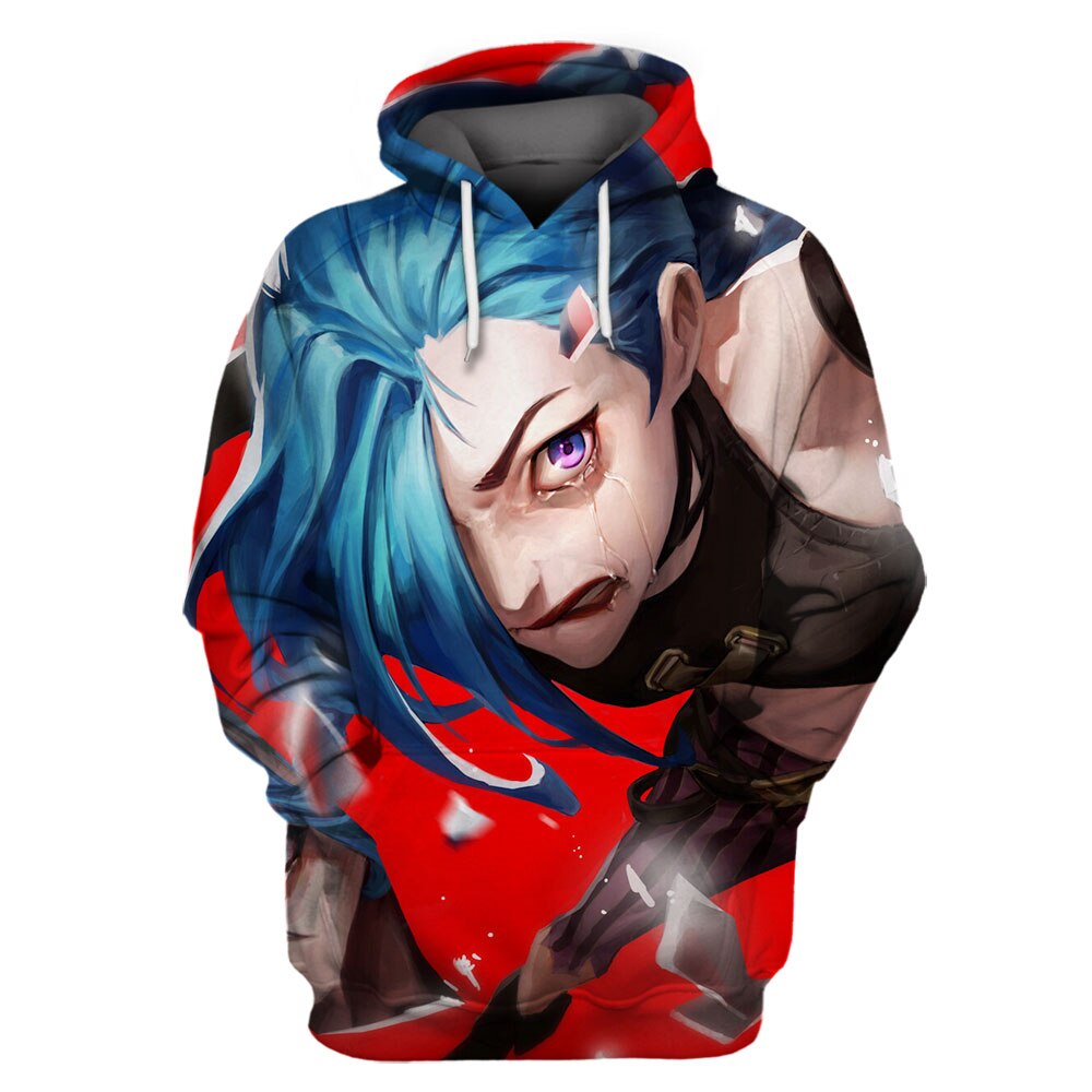 Arcane Jinx Hoodies Collection - League of Legends Fan Store