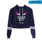 K/DA The Baddest Pullovers Navel Crop Hoodies Collection - League of Legends Fan Store