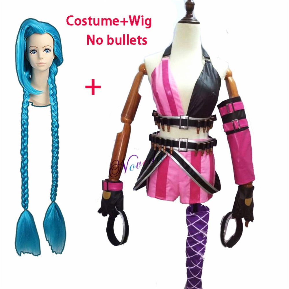 Jinx Arcane Crit Cosplay Costume - League of Legends Fan Store