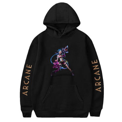 Arcane Jinx Autumn Hoodie - League of Legends Fan Store