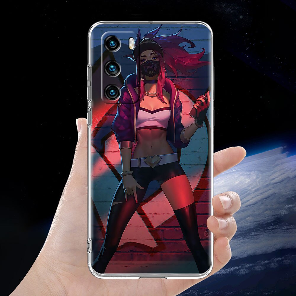 Collection 1 League Of Legends Lol Cool Transparent Clear Phone Case for Huawei P30 Pro P40 Lite P Smart Z P20 P50 hone Bag Cover Shell - League of Legends Fan Store