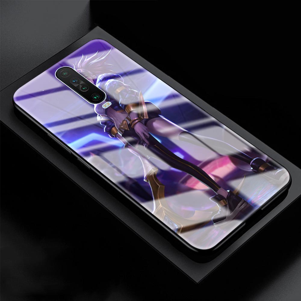 Collection 1 Glass Case For Xiaomi Redmi Note 9S 8T 9 8 Pro 7 8A Mi X3 NFC 10 Lite 9T CC9 Capa Phone Back Cover Shell League Legends LOL Kda - League of Legends Fan Store