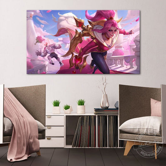 "The Night Hunter Shauna" Vayne Poster - Canvas Painting - League of Legends Fan Store