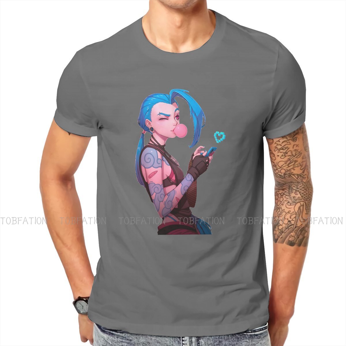 Arcane Jinx T Shirt - League of Legends Fan Store