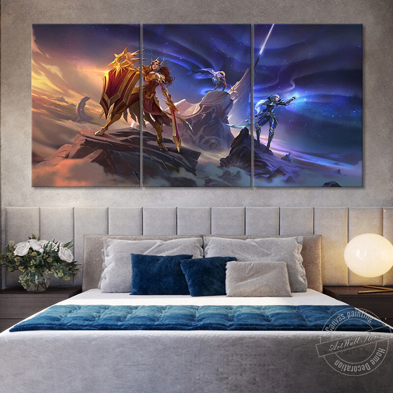 Leona Pantheon Diana Poster - Canvas Painting - League of Legends Fan Store