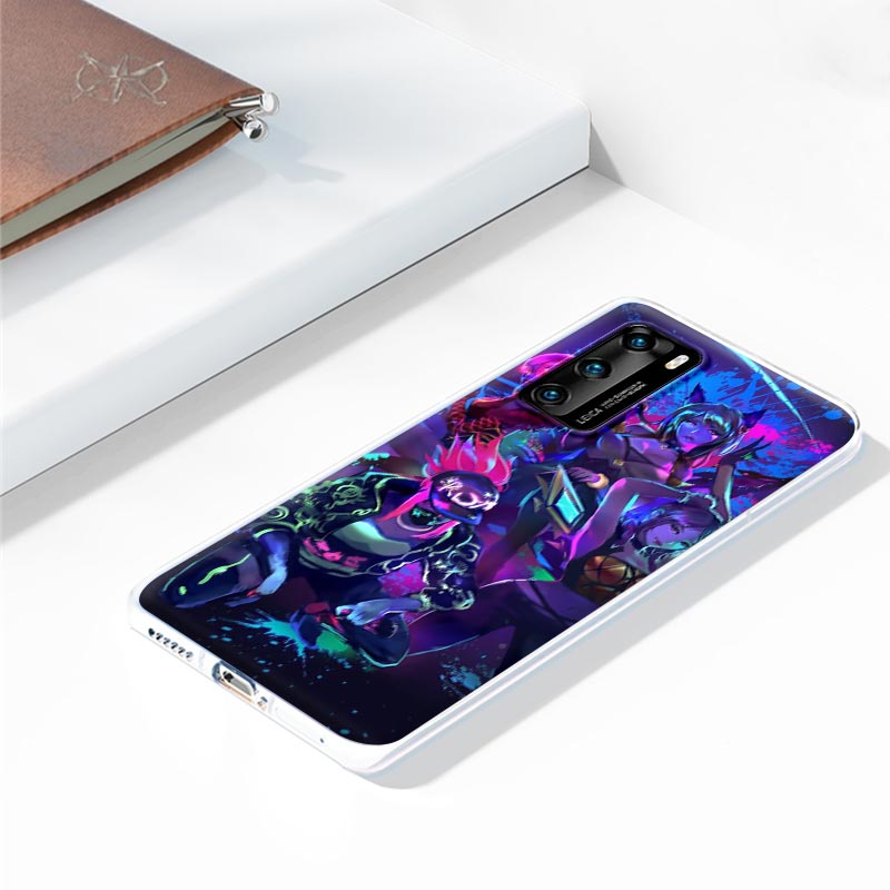 Collection 1 League Legends LOL Kda Hero Case for Huawei P30 P40 Lite P20 Pro P Smart S Z Plus 2019 Mate 20 Clear Soft Mobile Phone Cover - League of Legends Fan Store