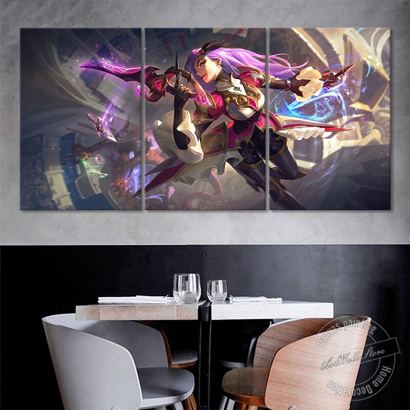 Katarina "Battle Queen" Poster - Canvas Painting - League of Legends Fan Store