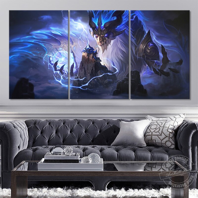 "The Star Forger"  Aurelion Sol Dragonmancer Poster - Canvas Painting - League of Legends Fan Store