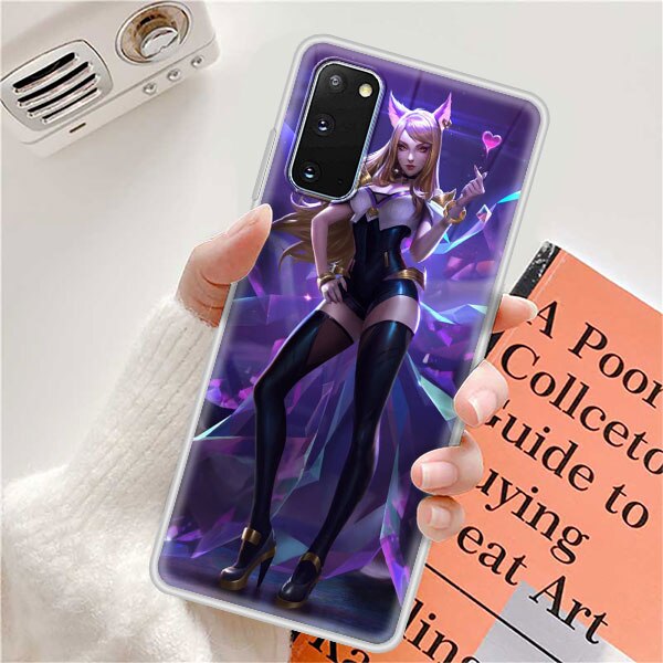 TPU Phone Case For Samsung S20 FE S21 Ultra S10 Plus S9 S8 Coque Bumper Note 10 Lite 20 9 Soft Funda Cover League Legend LOL Kda - League of Legends Fan Store