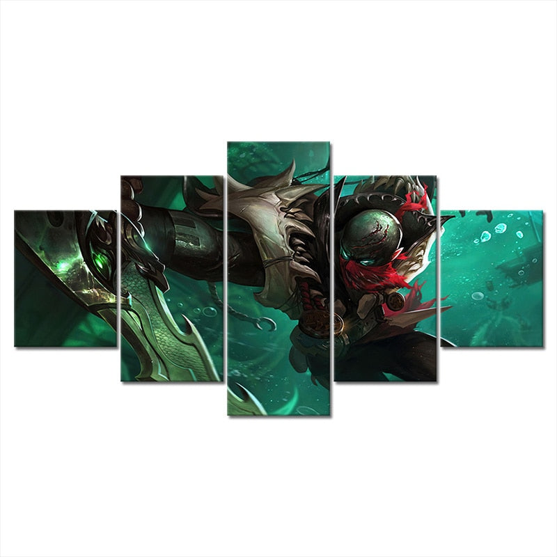 Pyke Poster - Canvas Painting - League of Legends Fan Store