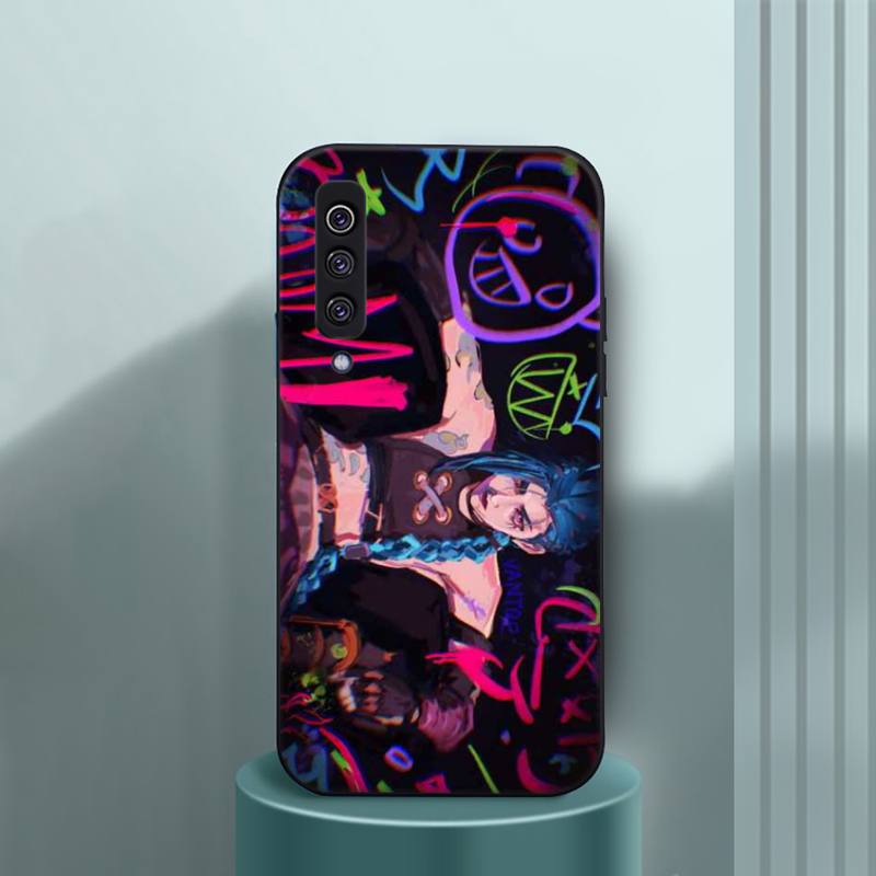 Collection 2 Arcane jinx Phone Case For Samsung a10 a12 a50 a51 a52 a21 a31 a32 a71 s10 s20 s21  Plus Fe Ultra - League of Legends Fan Store