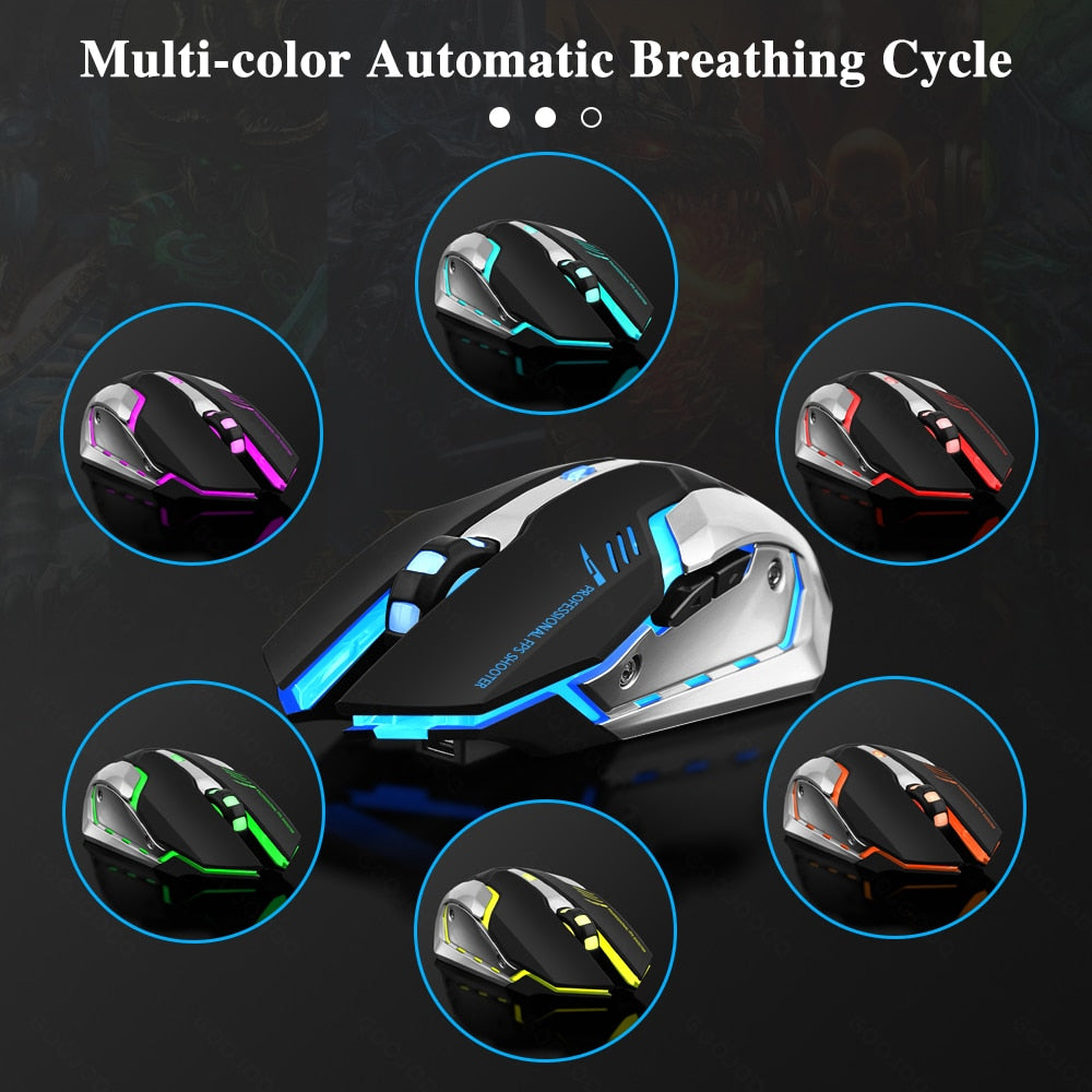 Gaming Mouse Rechargeable 2.4G Wireless - League of Legends Fan Store