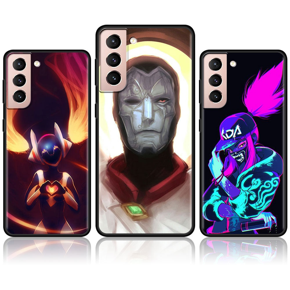 Collection 2 League Of Legends Lol Silicone Phone Case for Samsung Galaxy S20 FE S21 Ultra S10 Lite S9 S8 Plus S7 Edge Cases S21 FE Cover Bag - League of Legends Fan Store