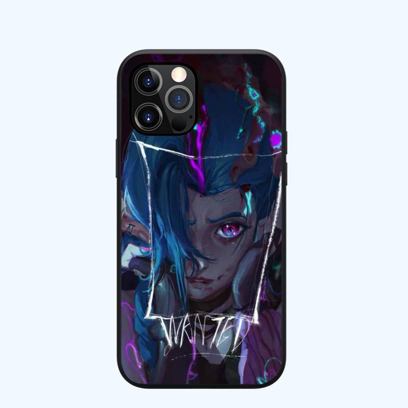 Collection 1 Arcane jinx Phone Case for iPhone 13 12 11 mini pro XS MAX XR 8 7 6 6S Plus X 5S SE 2020 - League of Legends Fan Store