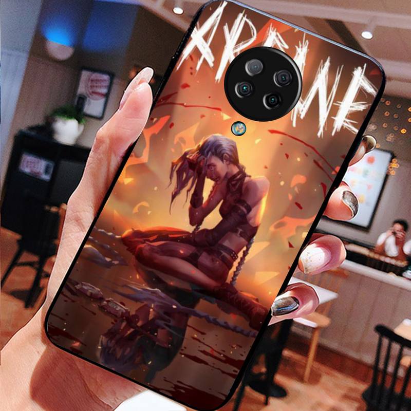 Collection 1 Arcane jinx Phone Case For Xiaomi Mi Redmi Note 7 8 9 10 11 pro t s A 10 Lite pro - League of Legends Fan Store