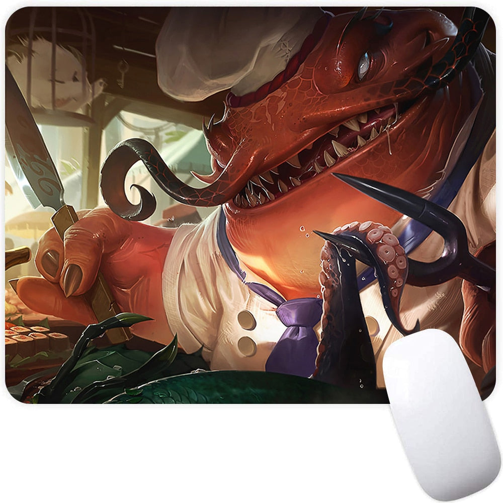 Tahm Kench Mouse Pad Collection  - All Skins - - League of Legends Fan Store