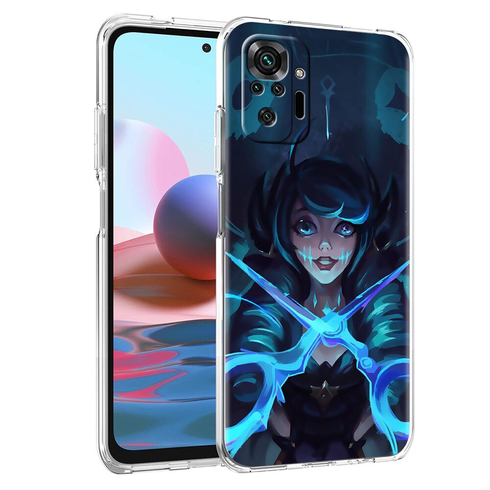 Collection 2 Transparent Soft Phone Case for Xiaomi Redmi Note 10 5G 10 Pro 9s 4G 9 7 8 8T 9T 10S Mobile Phone Bag Game League Of Legends Lol - League of Legends Fan Store