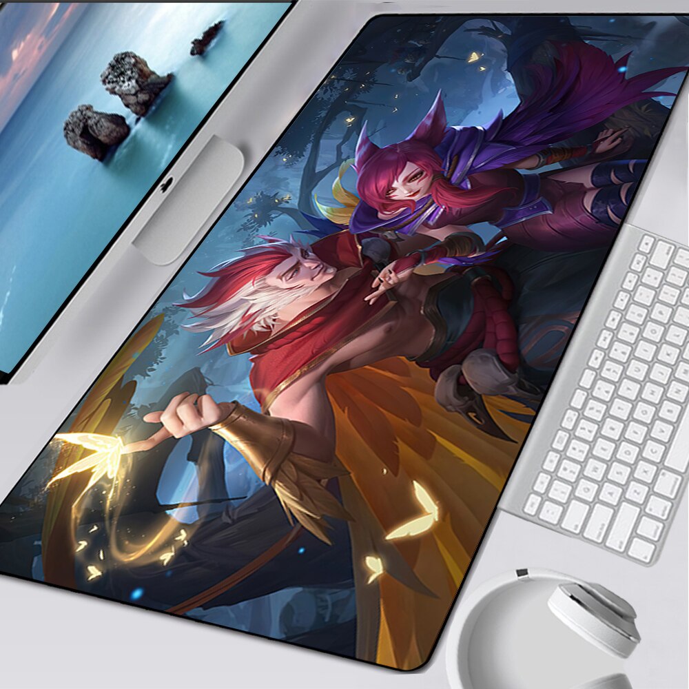 Xayah Rakan Mouse Pad Collection  - All Skins - - League of Legends Fan Store