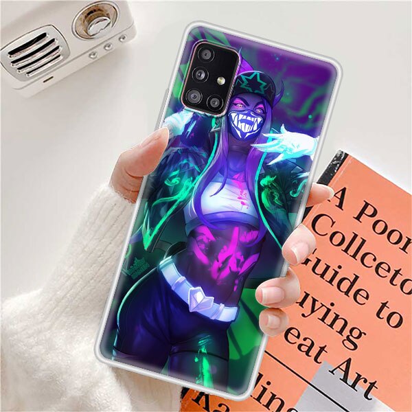 Collection 2 League Legends LOL Kda Soft Phone Case For Samsung Galaxy A51 A71 A21s A31 M30s A41 A32 5G A11 A12 A91 Matte Funda M51 M31 Coque - League of Legends Fan Store