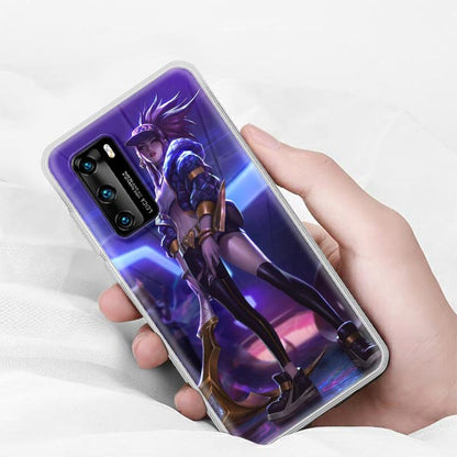 Collection 1 League Legends LOL Kda Hero Case for Huawei P30 P40 Lite P20 Pro P Smart S Z Plus 2019 Mate 20 Clear Soft Mobile Phone Cover - League of Legends Fan Store