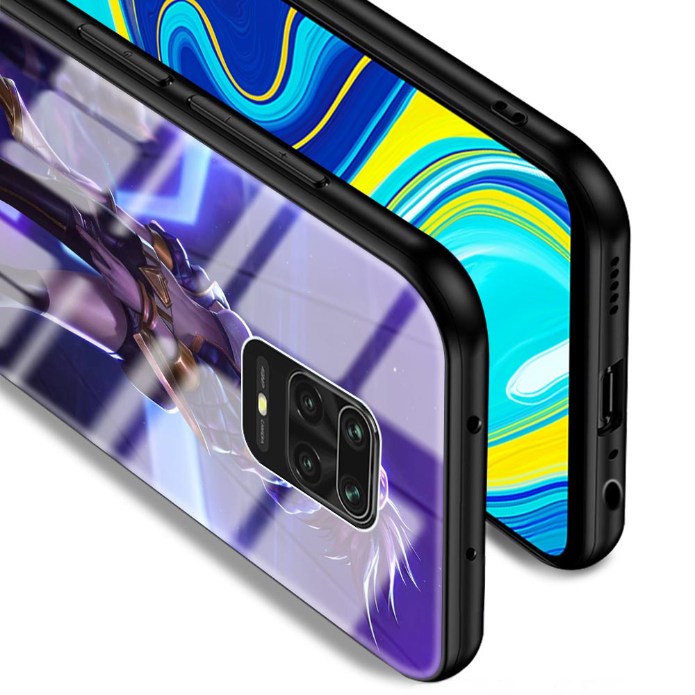 Collection 2 Glass Case For Xiaomi Redmi Note 9S 8T 9 8 Pro 7 8A Mi X3 NFC 10 Lite 9T CC9 Capa Phone Back Cover Shell League Legends LOL Kda - League of Legends Fan Store