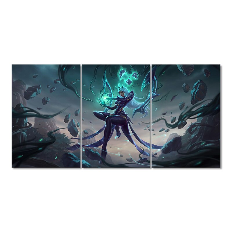 "Ruined" Karma "The Enlightened One" Poster - Canvas Painting - League of Legends Fan Store