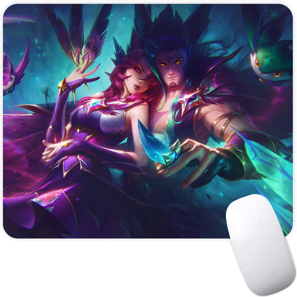 Xayah Rakan Mouse Pad Collection  - All Skins - - League of Legends Fan Store