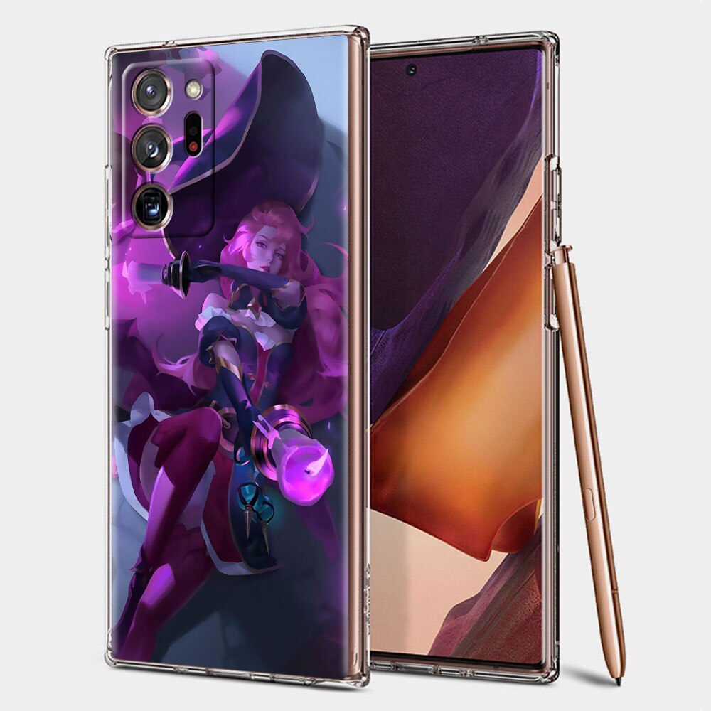 Collection 1 League Of Legends Lol Cool Transparent Phone Case for Samsung Galaxy Note 20 UItra 10 Plus 5G 10Lite 20 5G 9 Protect Cover - League of Legends Fan Store