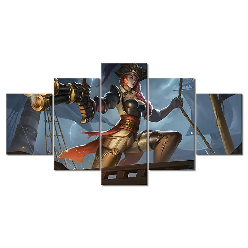 "The Bounty Hunter" Miss Fortune Poster - Canvas Painting - League of Legends Fan Store