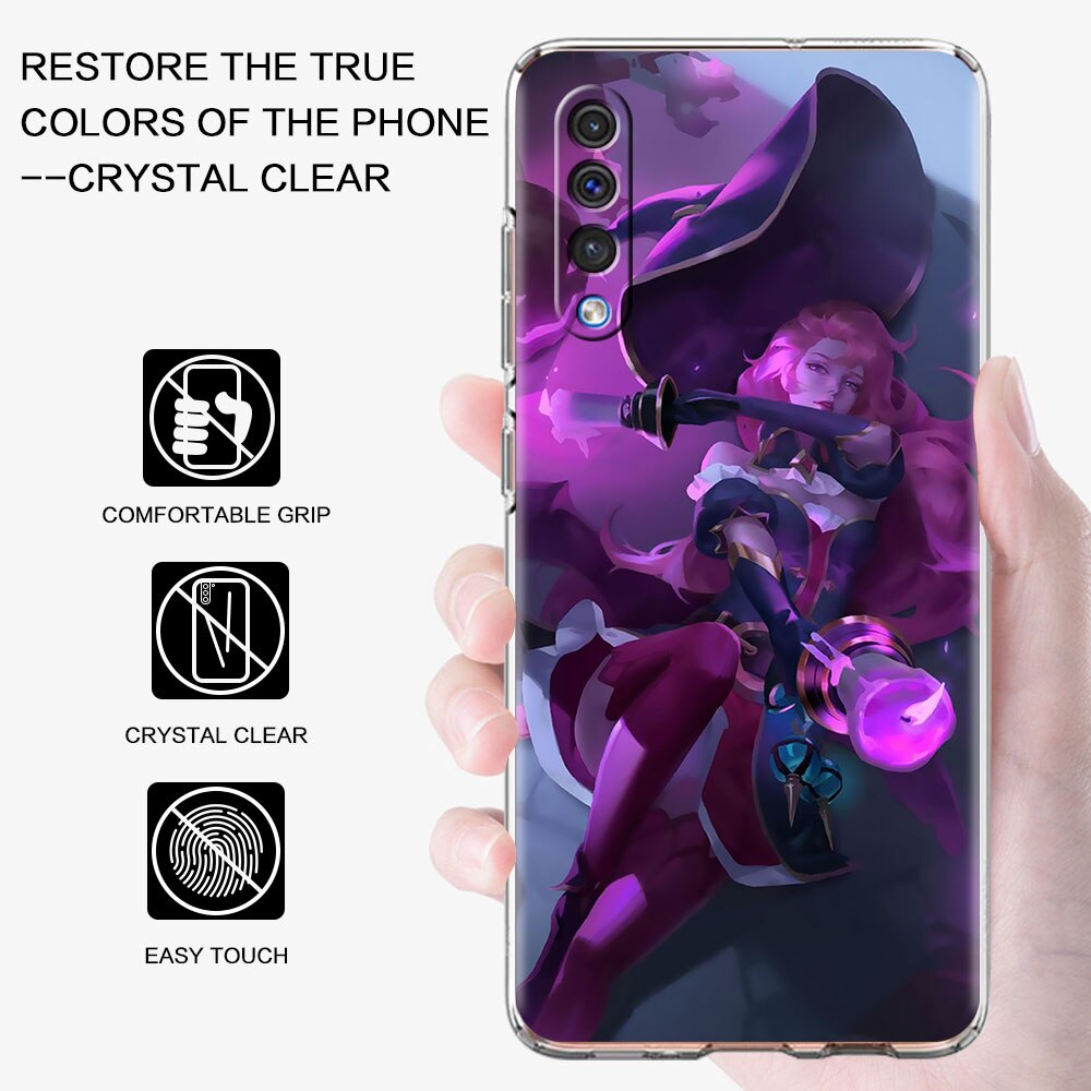 Collection 2 Transparent Phone Case for Samsung Galaxy A50 A20s A70 A30 A10 A40 A20e A10s A10e A20 Protect Bag Game League Of Legends Lol - League of Legends Fan Store