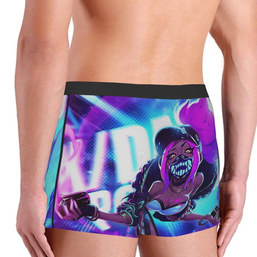 Akali K/DA Underwear Sexy Boxer Short - League of Legends Fan Store