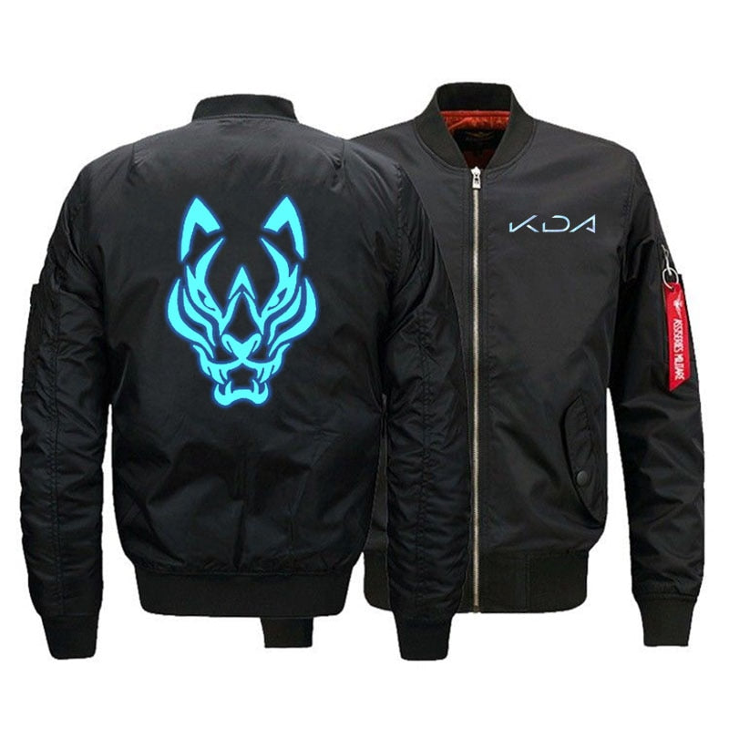 K/DA Baddest Akali Cosplay Bomber Flight Jacket - League of Legends Fan Store