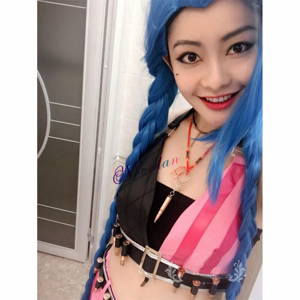 Jinx Arcane Crit Cosplay Costume - League of Legends Fan Store