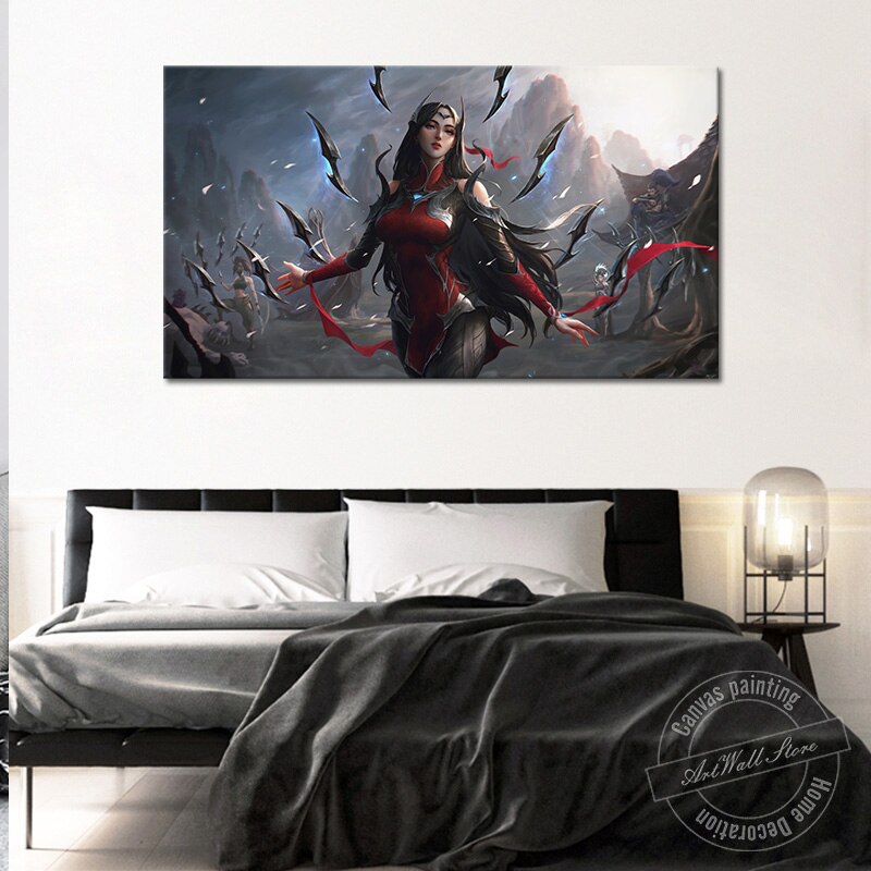 Irelia "Mural" Poster - Canvas Painting - League of Legends Fan Store