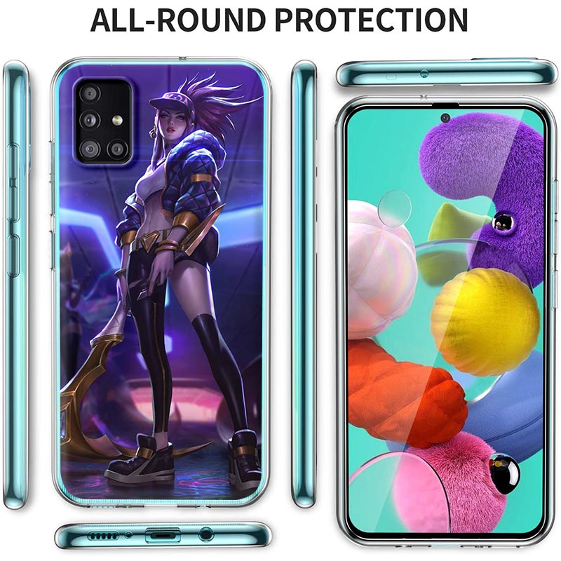 Collection 1 League Legends LOL Kda Case For Samsung Galaxy A51 A71 A41 A42 5G A31 A21 A01 M51 M21 M11 Clear Soft Phone Coque Shell - League of Legends Fan Store