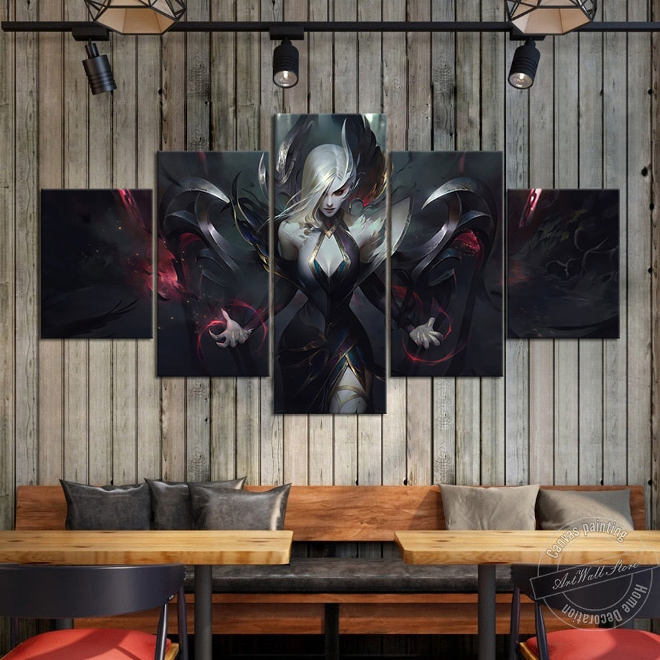 Morgana "The Fallen" Poster - Canvas Painting - League of Legends Fan Store