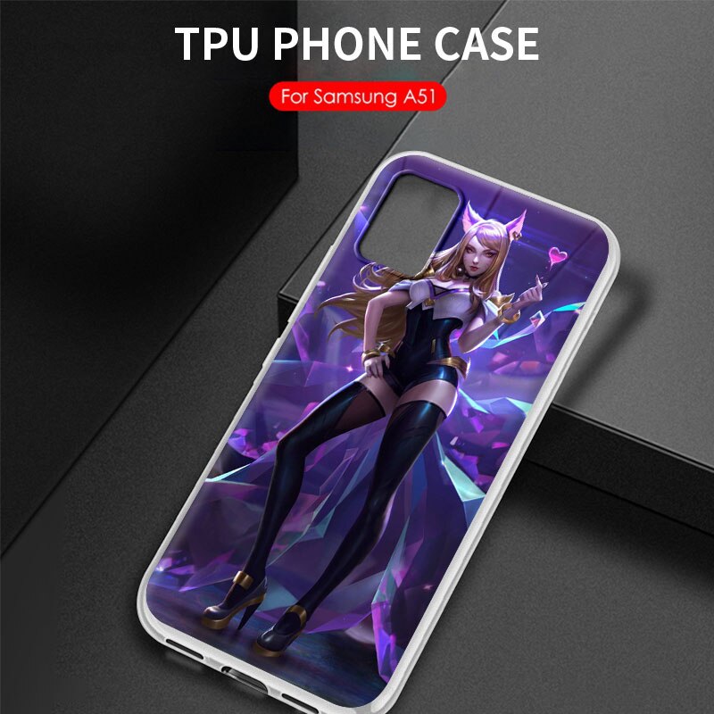 League Legends LOL Kda Soft Phone Case For Samsung Galaxy A51 A71 A21s A31 M30s A41 A32 5G A11 A12 A91 Matte Funda M51 M31 Coque - League of Legends Fan Store