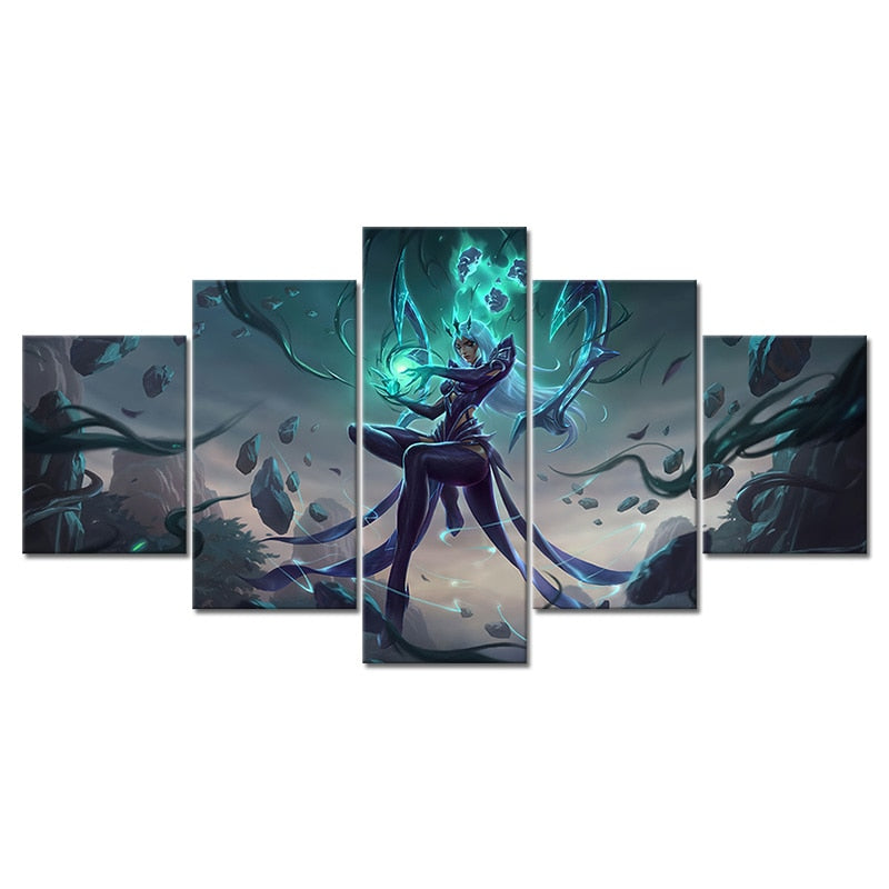 "Ruined" Karma "The Enlightened One" Poster - Canvas Painting - League of Legends Fan Store